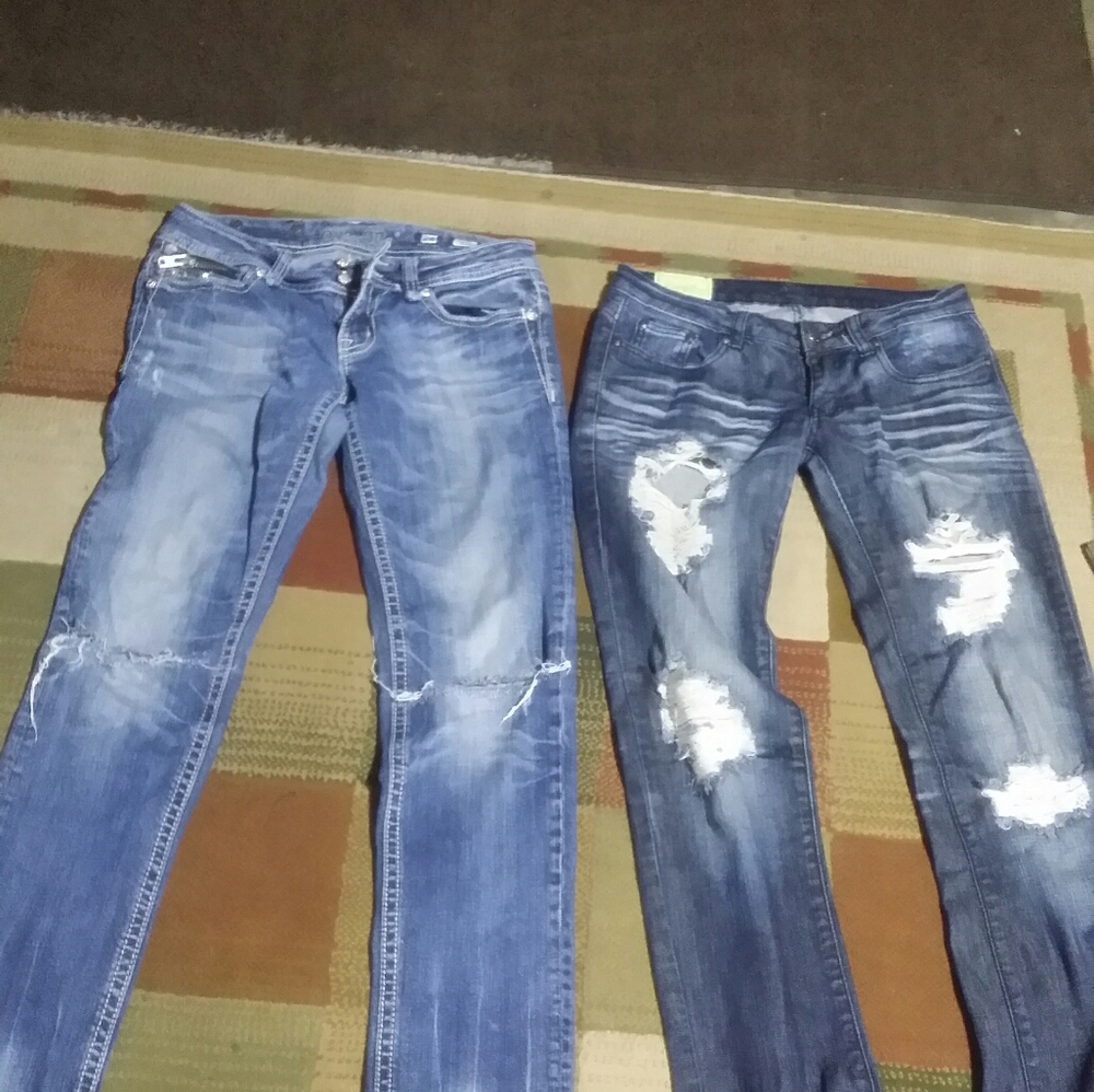 Miss me and machine jeans size 28